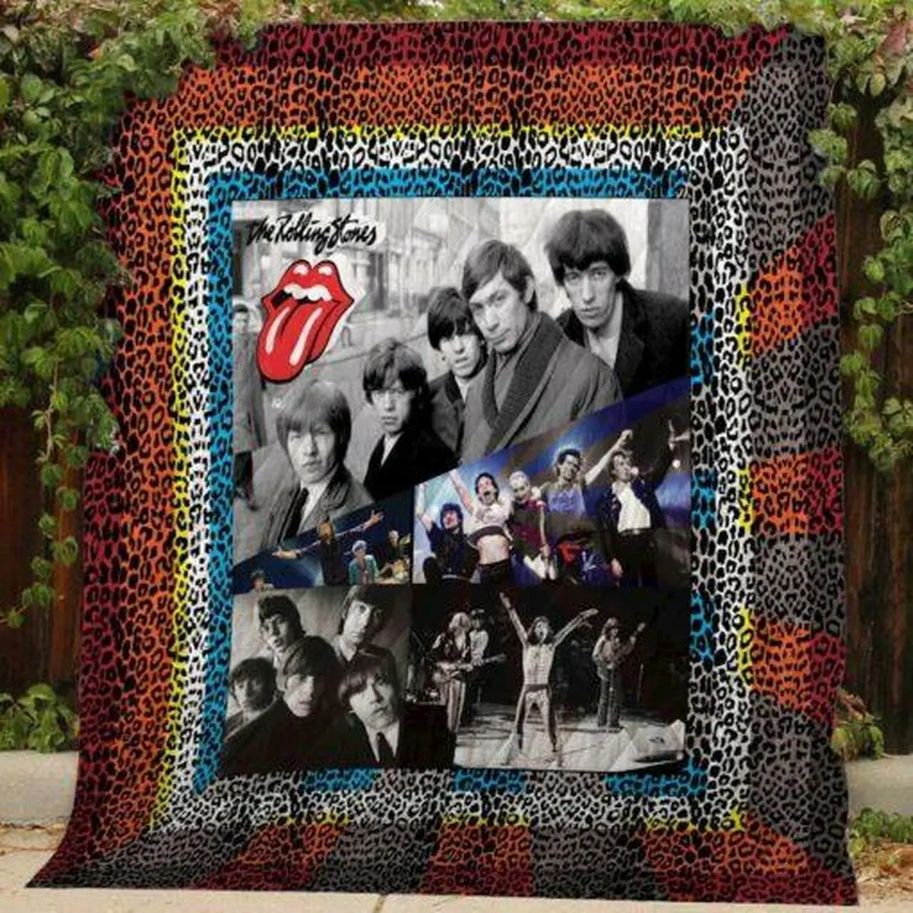 The Rolling Stones Quilt V1 and Home Decor