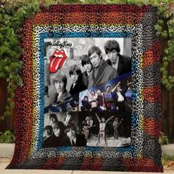 The Rolling Stones Quilt V1 and Home Decor