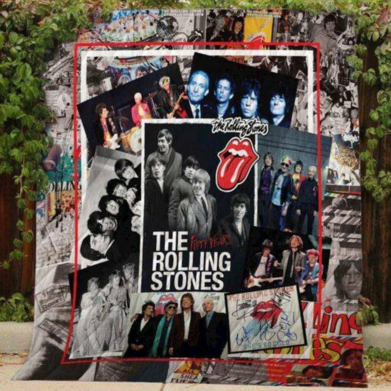 The Rolling Stones Quilt V2 and Home Decor