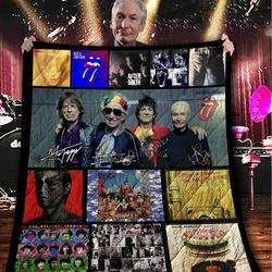 The Rolling Stones Rock Band Quilt Blanket Bs1132 and Home Decor
