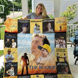 The Rookie Quilt Blanket and Home Decor