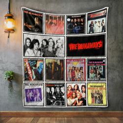 The Runaways Album Covers Quilt Blanket and Home Decor