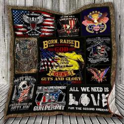 The Second Amendment Ah Quilt Derqdd and Home Decor