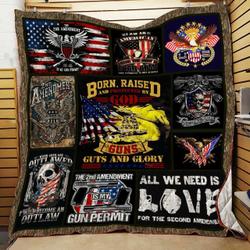 The Second Amendment JFJ13589 3D Customized Quilt 2707 and Home Decor