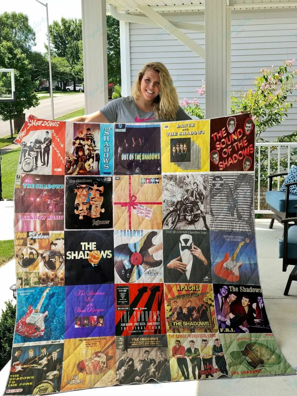 The Shadows Quilt Blanket and Home Decor