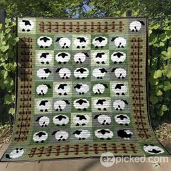 The Sheep Quilt Blanket No96  Quilt and Home Decor