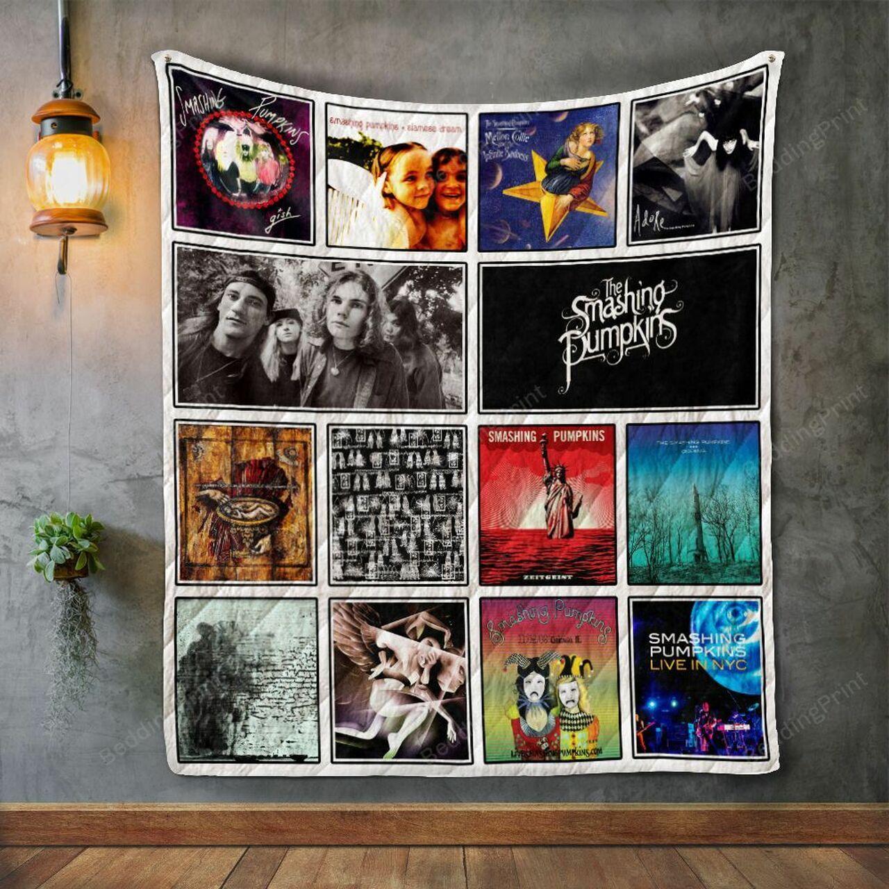 The Smashing Pumpkins Album Covers Quilt Blanket and Home Decor