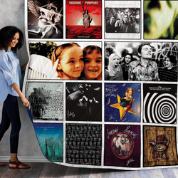 The Smashing Pumpkins Quilt Blanket 01 and Home Decor