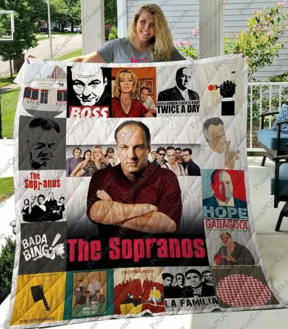 The Sopranos Quilt Blanket M040627 Quilt and Home Decor