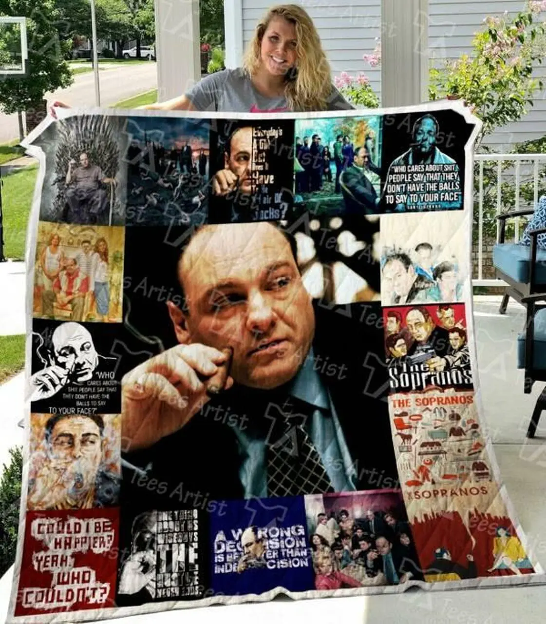 The Sopranos Quilt Blanket M11064 Quilt and Home Decor