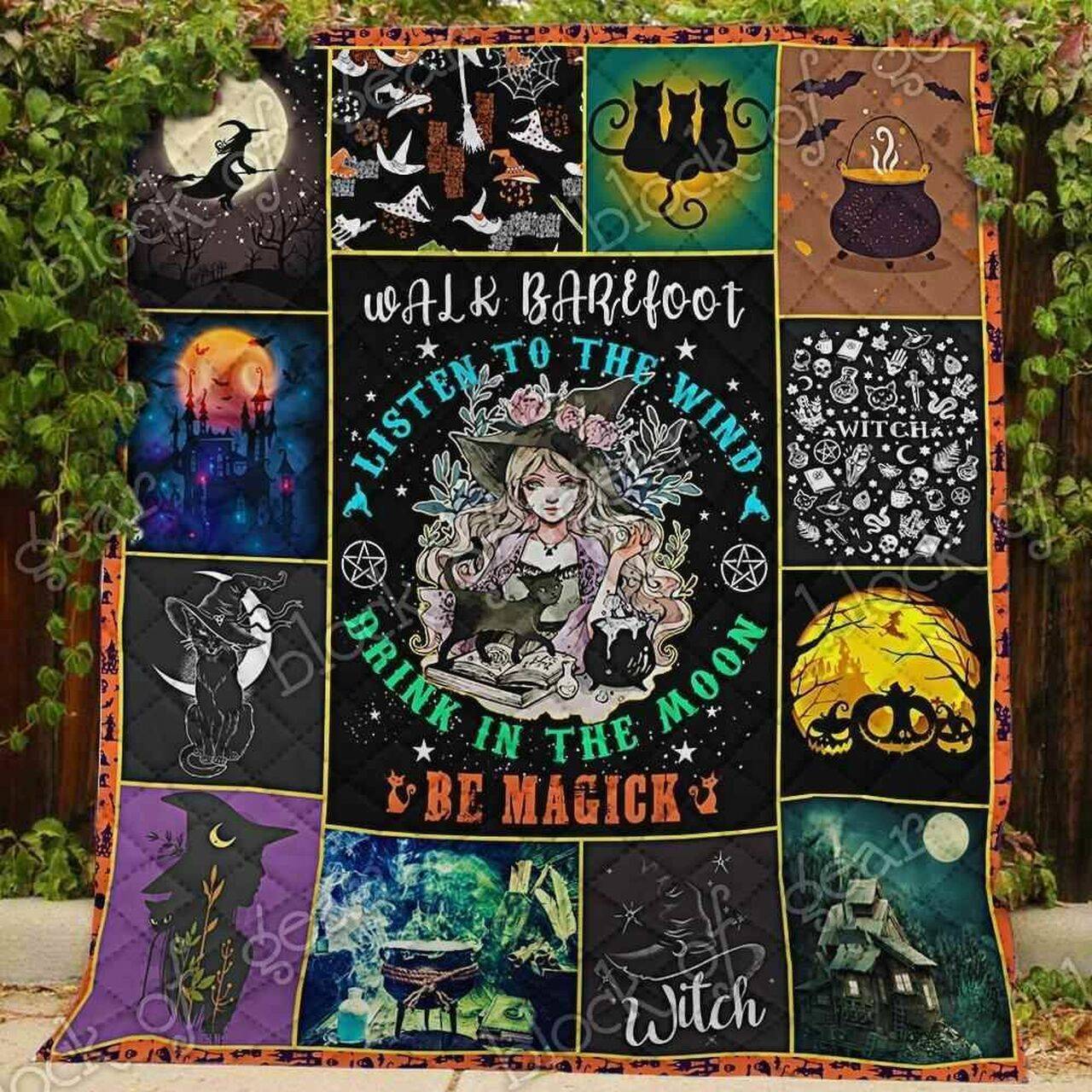 The Soul Of A Witch Blanket Kc1807 Quilt and Home Decor