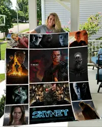 The Terminator Quilt Blanket V2  Quilt and Home Decor