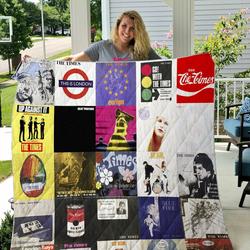 The Times Quilt Blanket and Home Decor