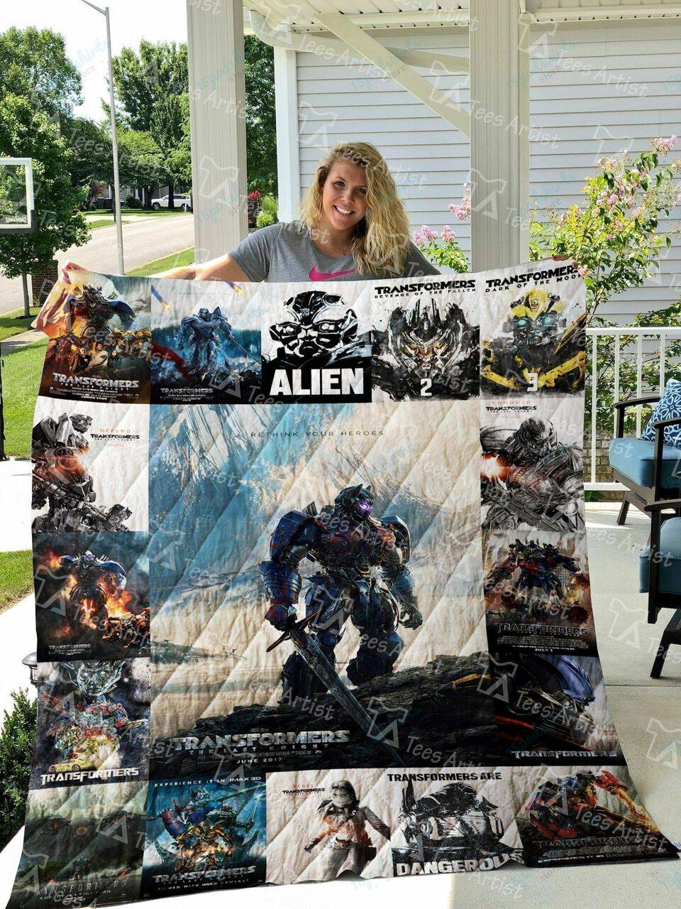 The Transformers Quilt Blanket 0906 and Home Decor
