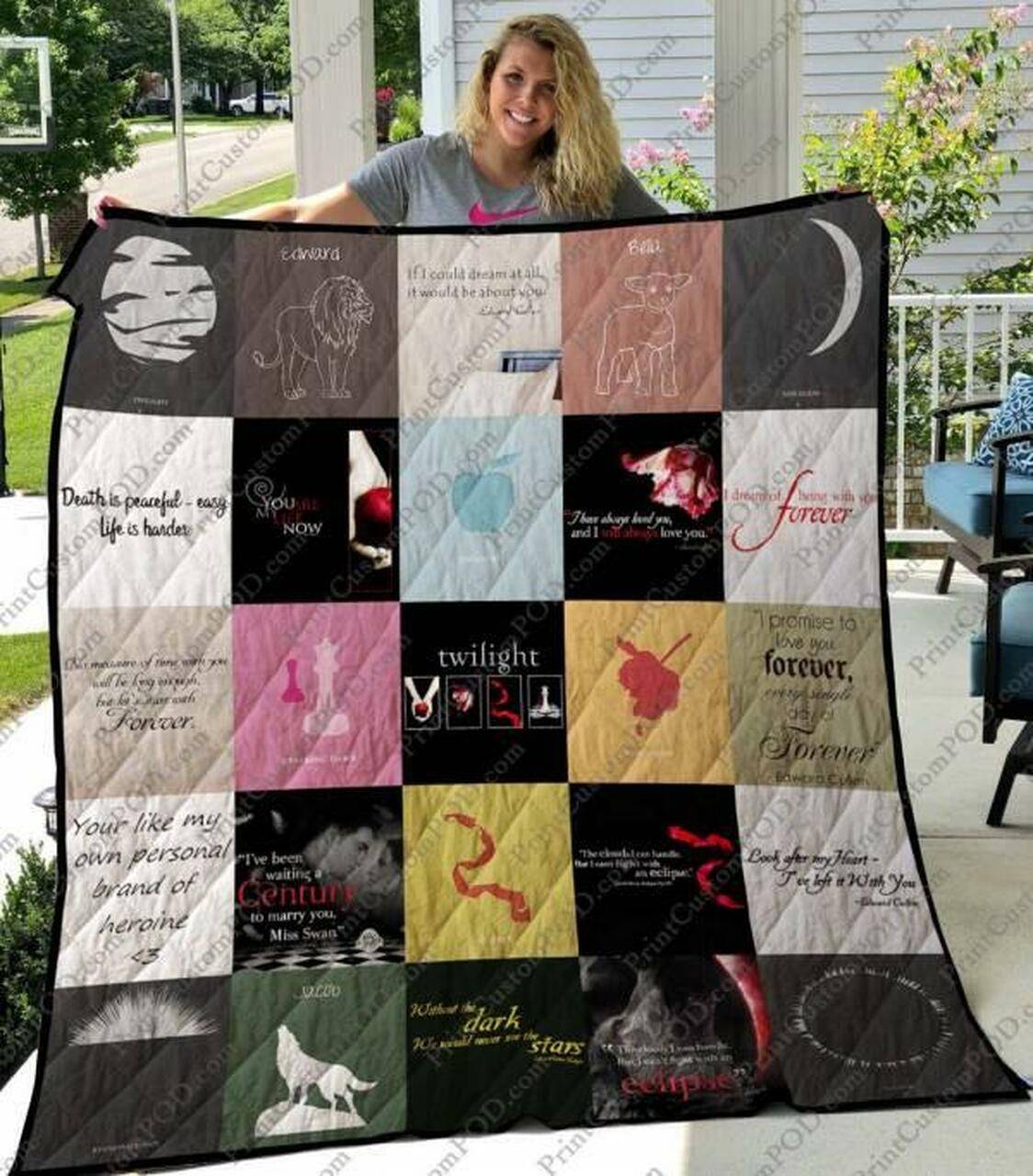 The Twilight Sagas Quilt Blanket M040630 Quilt and Home Decor