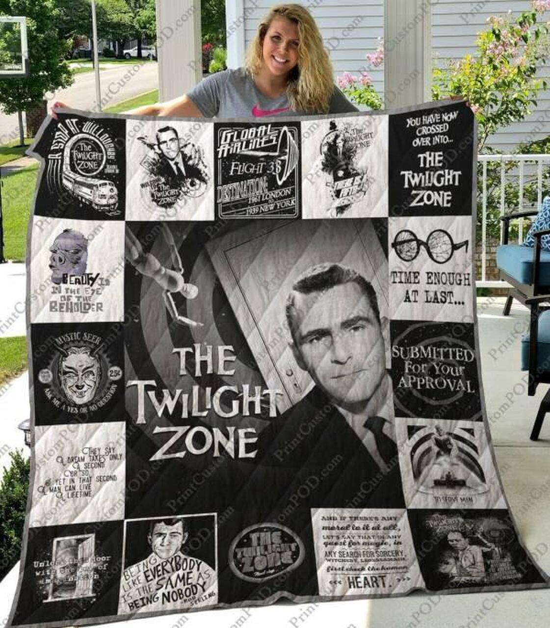 The Twilight Zone Quilt Blanket Limited Quilt Blanket and Home Decor