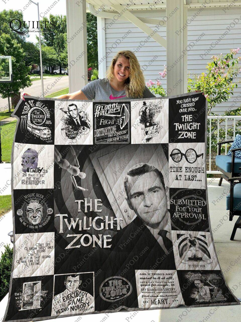 The Twilight Zone Quilt Blanket Ver17 and Home Decor
