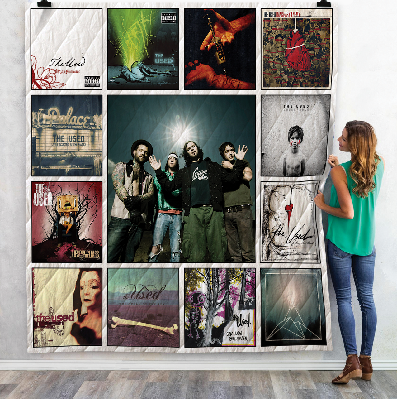 The Used Albums Quilt Blanket Ver13 and Home Decor