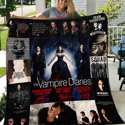 The Vampire Diaries Quilt Blanket and Home Decor
