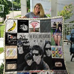 The Velvet Underground Albums Cover Poster Quilt Blanket and Home Decor