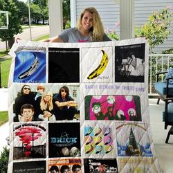 The Velvet Underground Albums Quilt Blanket 02 and Home Decor