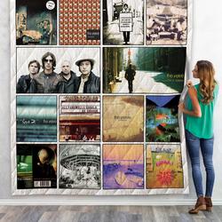 The Verve Singles Albums Quilt Blanket 02 and Home Decor