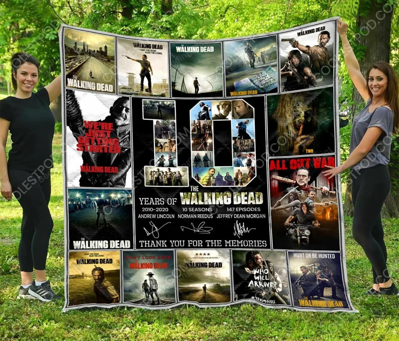 The Walking Dead Quilt Blanket and Home Decor