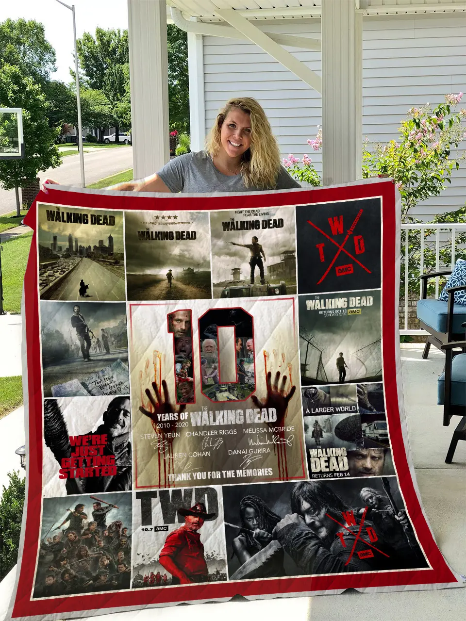 The Walking Dead Quilt and Home Decor