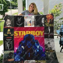 The Weeknd Albums Quilt Blanket and Home Decor