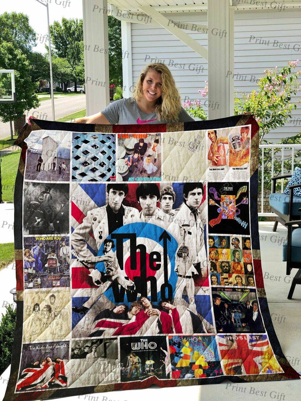 The Who Albums Cover Poster Quilt Blanket and Home Decor