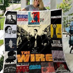 The Wire Quilt Blanket M040631  Quilt and Home Decor