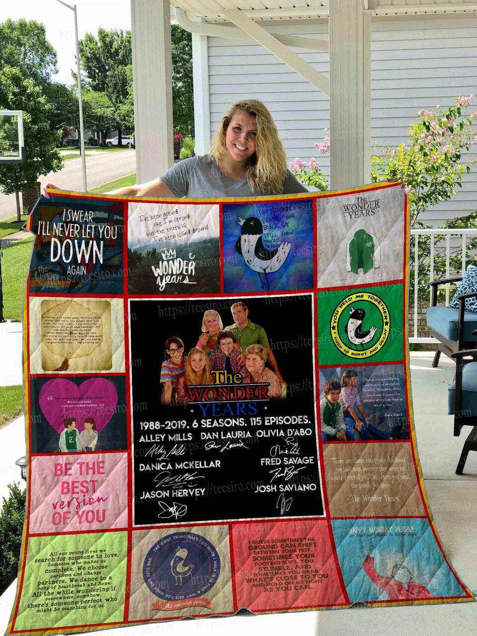 The Wonder Years Quilt Blanket 01 and Home Decor