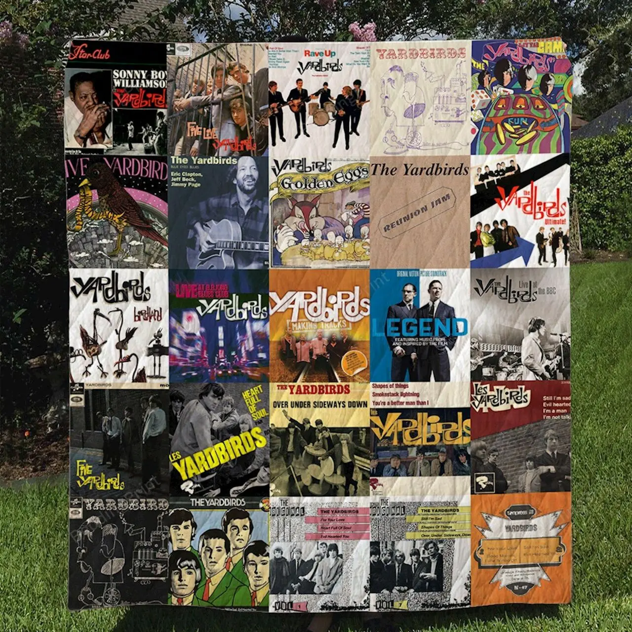 The Yardbirds Quilt Blanket and Home Decor