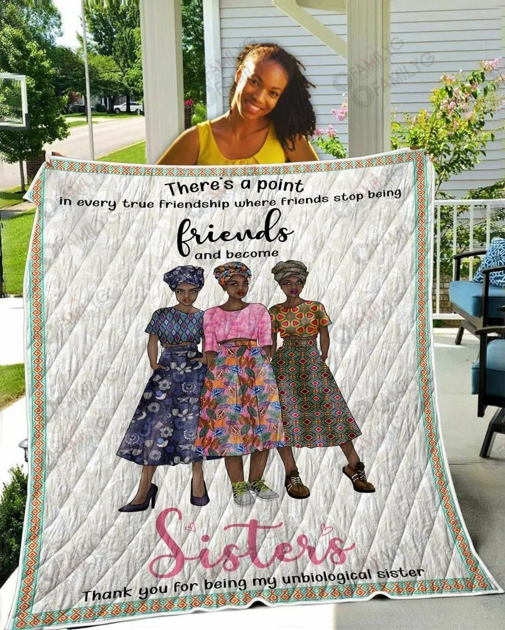 There Is A Point In Every True Friendship TH2309389CL Quilt Blanket and Home Decor