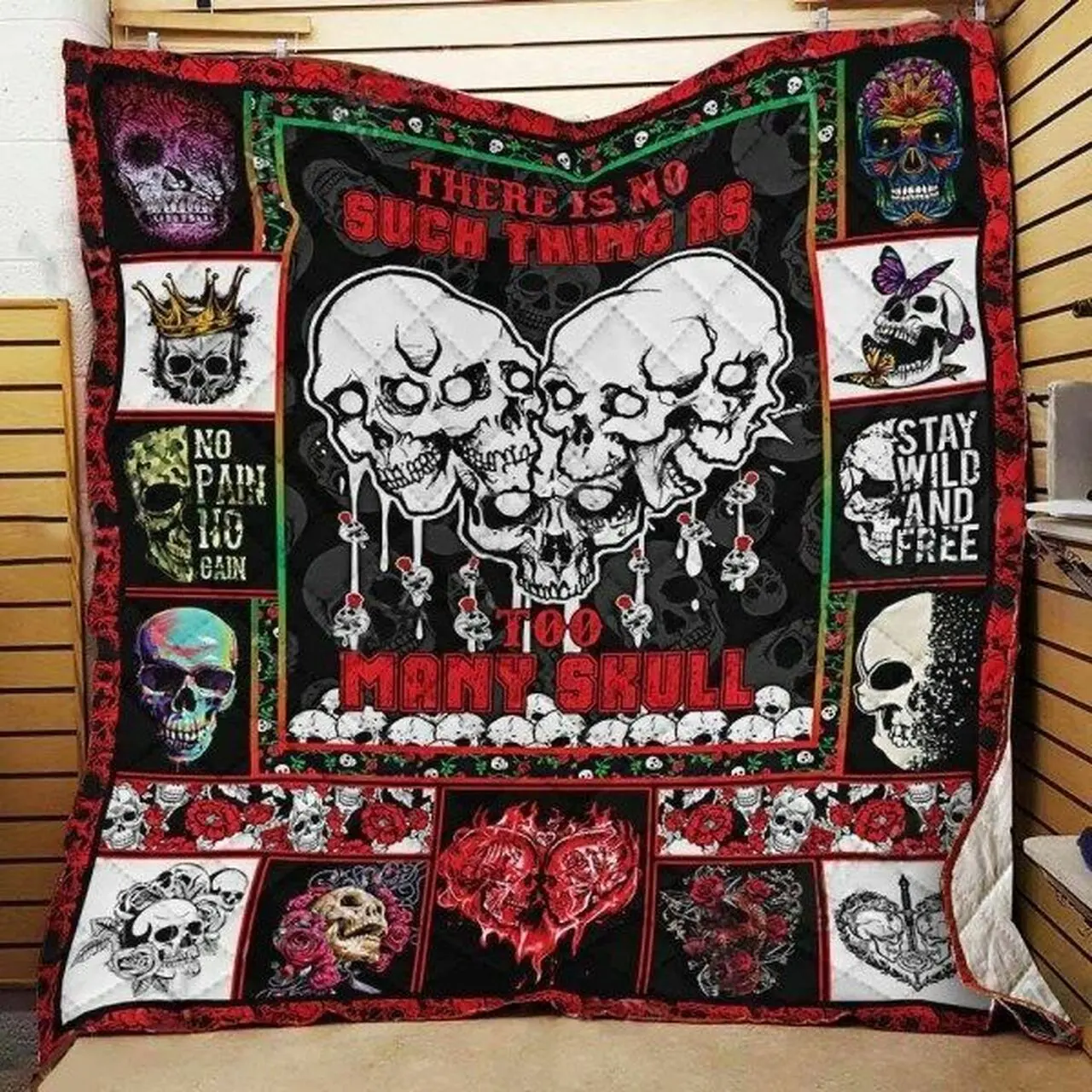There Is No Such Thing As Too Many Skull JFJ13610 3D Customized Quilt 2707 and Home Decor