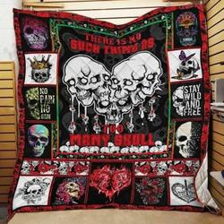There Is No Such Thing As Too Many Skull JFJ13610 3D Customized Quilt 2707 and Home Decor