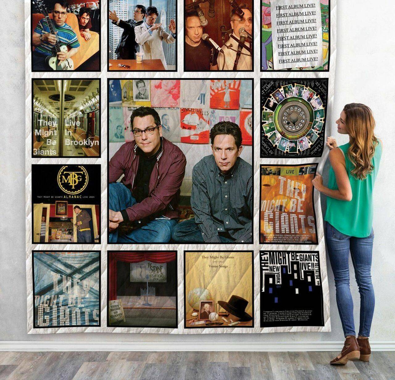 They Might Be Giants Live Album 1 Quilt Blanket and Home Decor