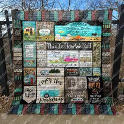 This Is How We Roll Quilt Blanket Ht10  Quilt and Home Decor