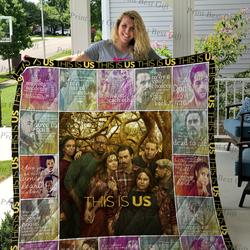 This Is Us Poster Quilt and Home Decor