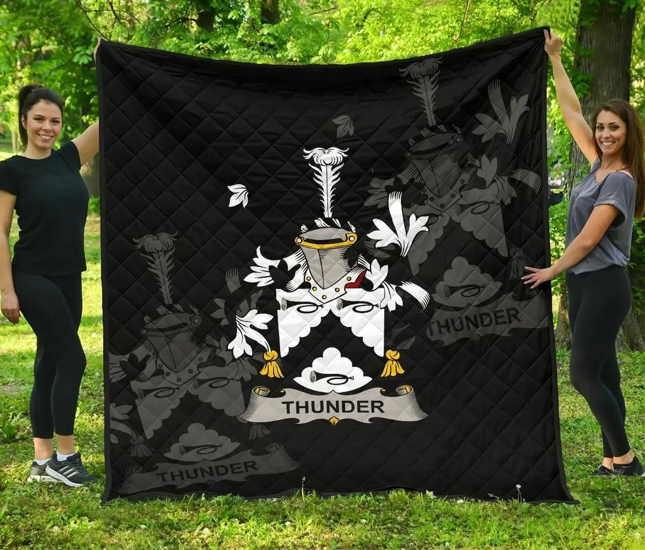 Thunder Ireland Irish Family Crest JFJ13636 3D Customized Quilt 2707 and Home Decor
