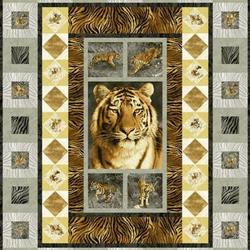Tiger Quilt Doo and Home Decor