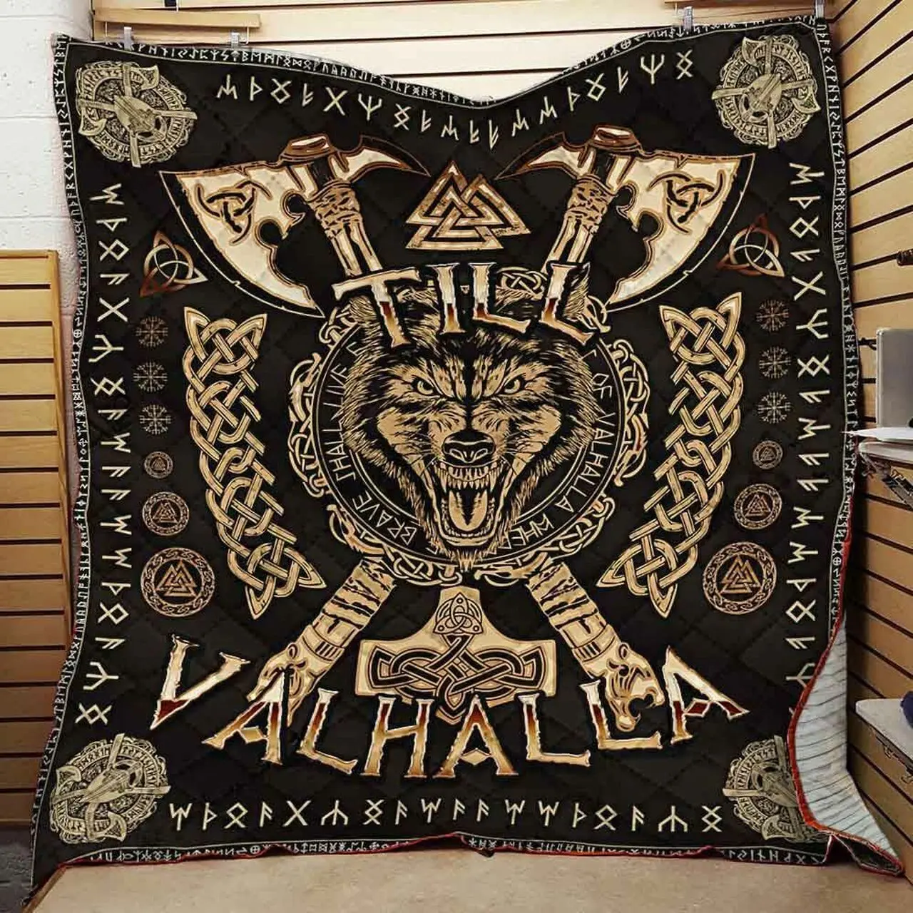 Till Valhalla JFJ13690 3D Customized Quilt 2707 and Home Decor