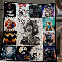 Tim Burton Quilt Blanket and Home Decor