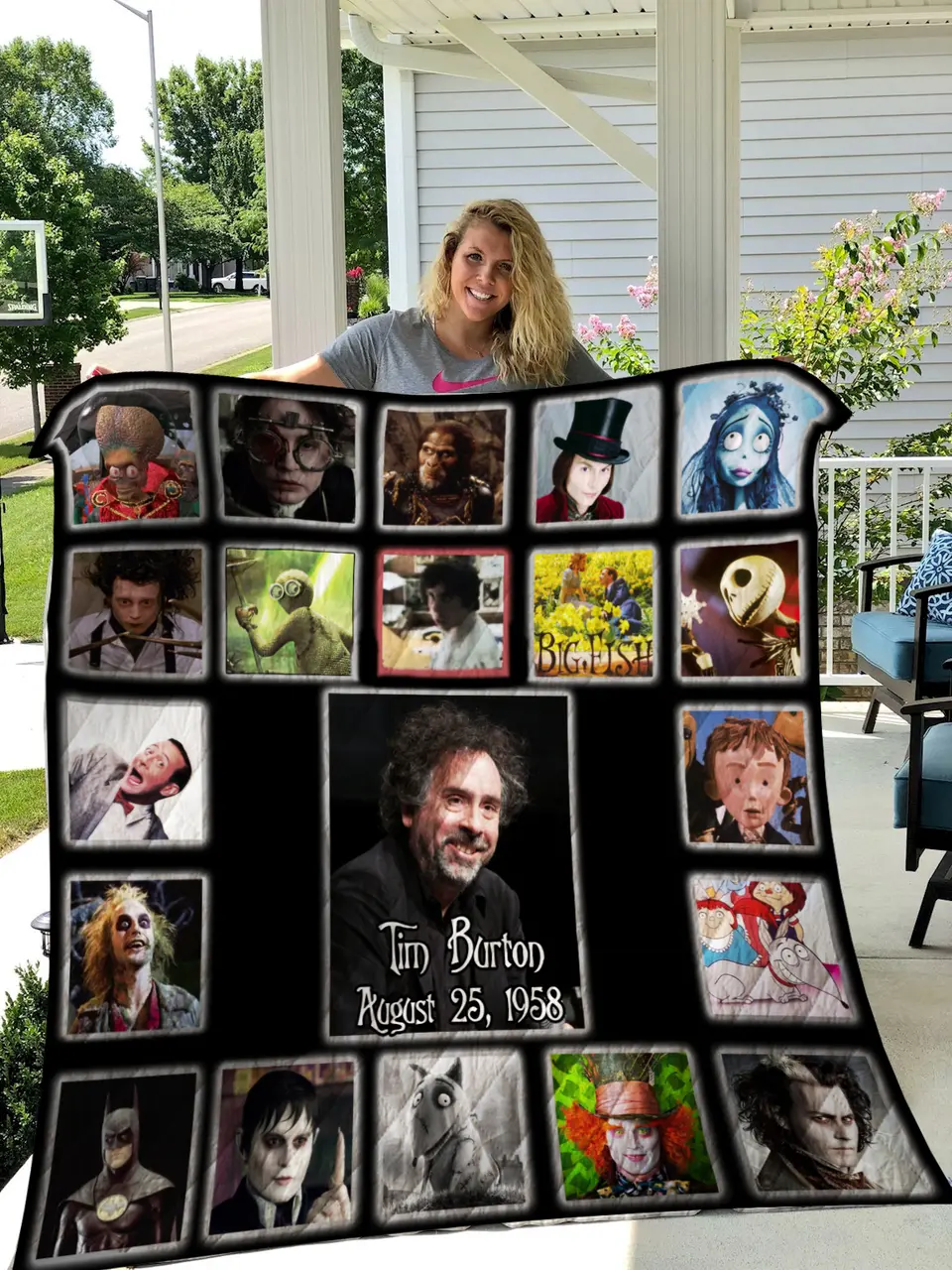 Tim BurtonS Quilt Blanket 0308 and Home Decor