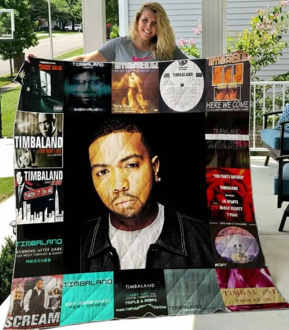 Timbaland Quilt Blanket Limited Quilt Blanket and Home Decor