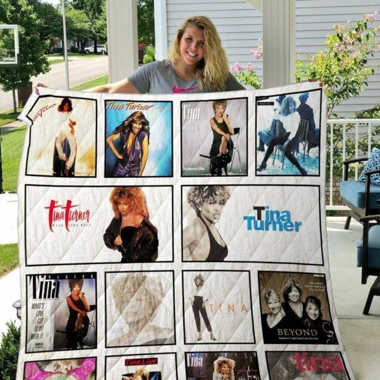 Tina Turner 3D Personalized Customized Quilt Blanket 15 and Home Decor