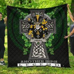 Tisdall Or Tisdale Ireland Irish Legend JFJ13716 3D Customized Quilt 2707 and Home Decor