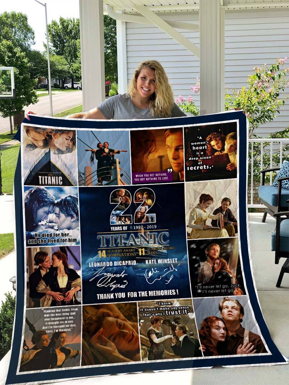 Titanic Quilt Banket I1D2 and Home Decor