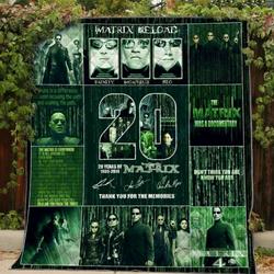 Tl The Matrix Quilt Blanket and Home Decor
