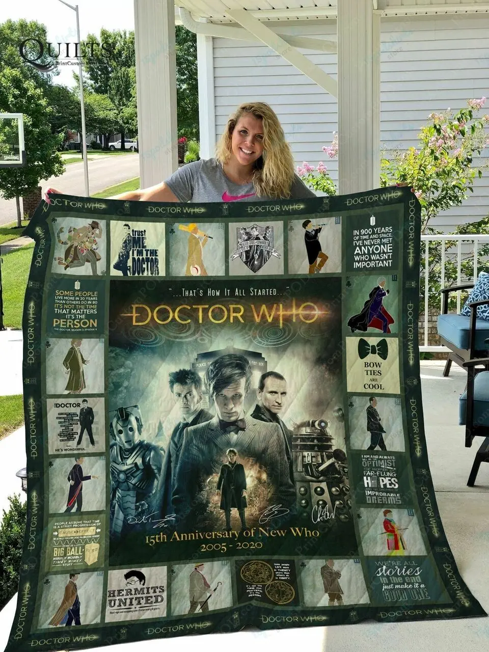 Tlmus Doctor Who Quilt Blanket and Home Decor